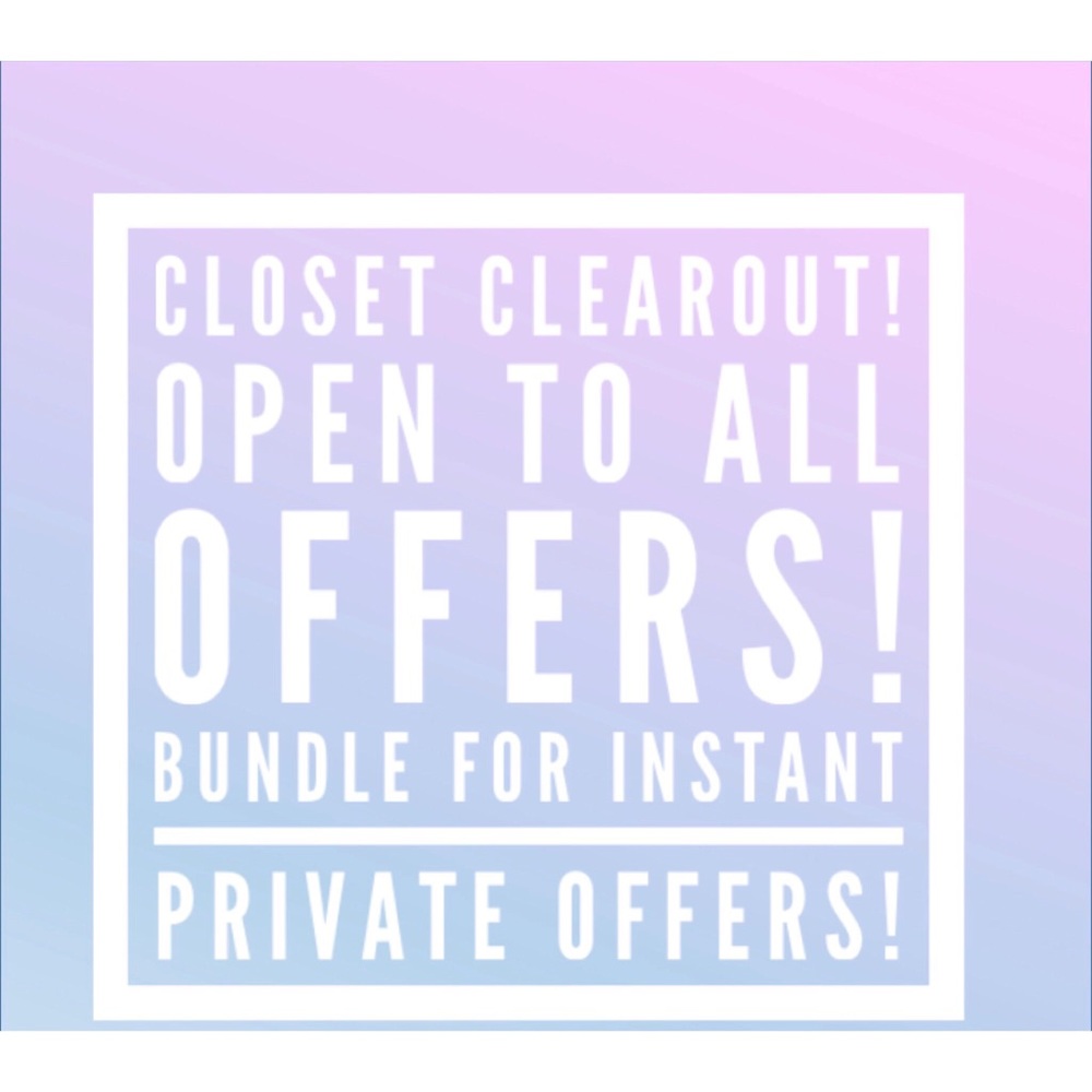 CLOSET CLEAROUT!